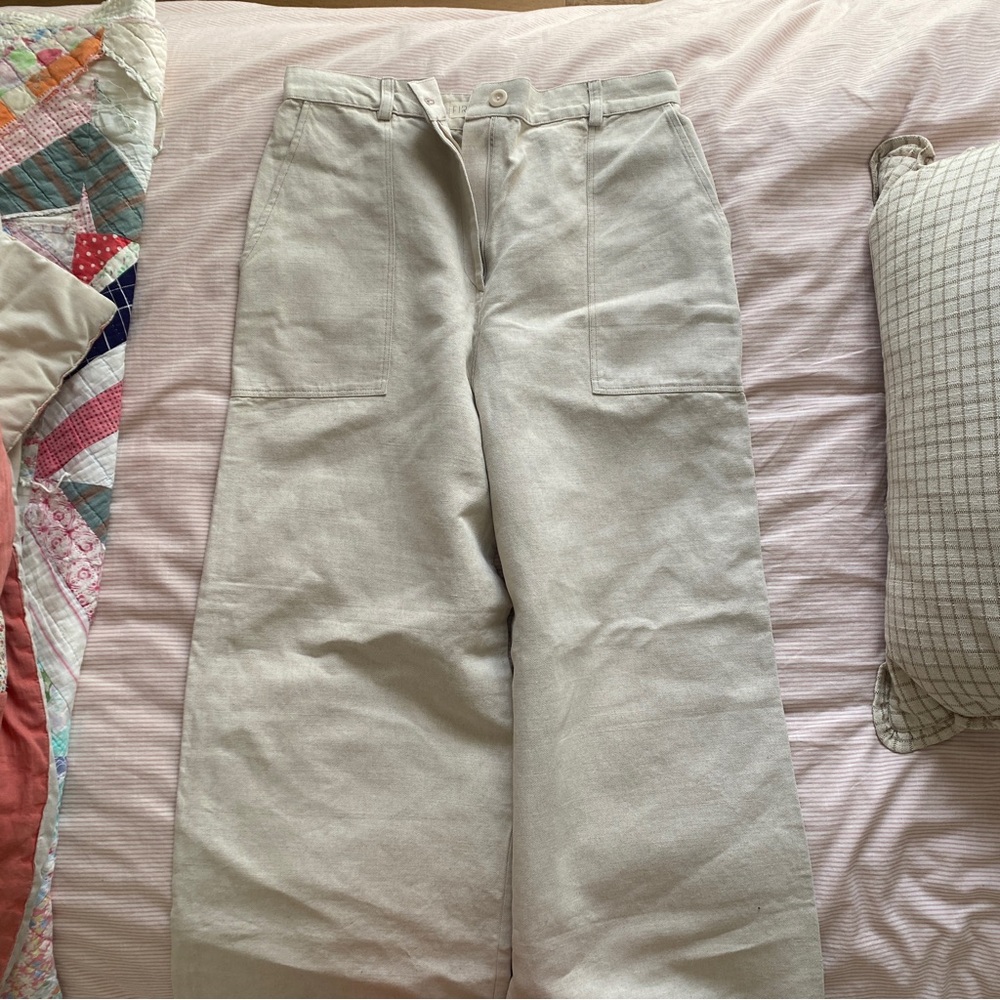 First rite daughters cargo trouser in natural NWT